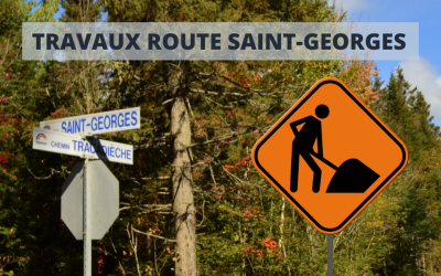 Travaux route Saint-Georges