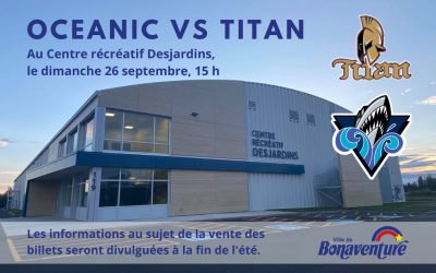 L’Océanic visite le Titan à Bonaventure