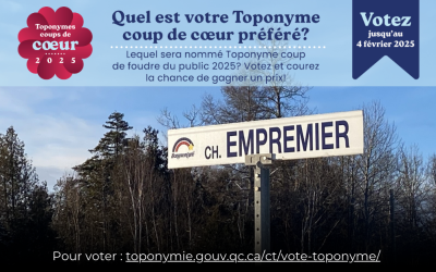 TOPONYME COUP DE COEUR