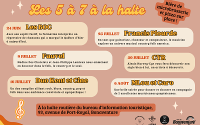 LES 5 À 7 À LA HALTE