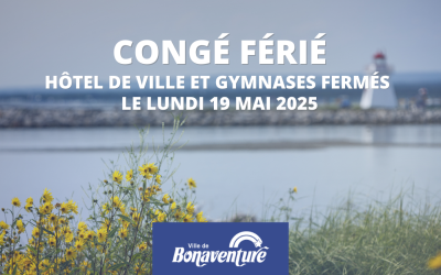 CONGÉ FÉRIÉ