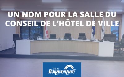 UN NOM POUR LA SALLE DU CONSEIL