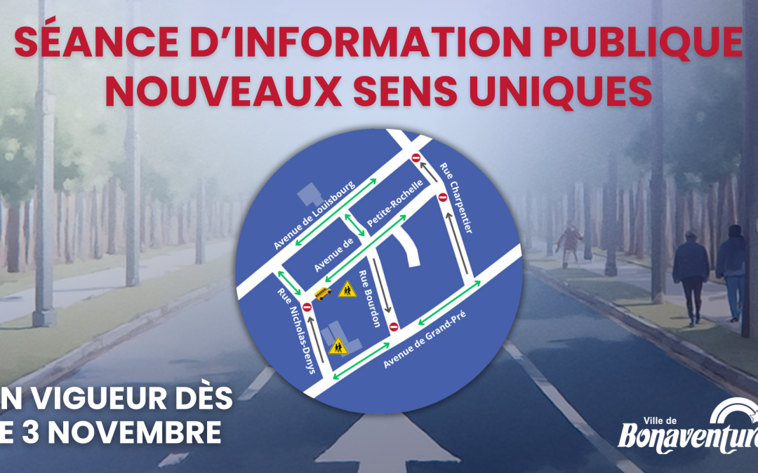SÉANCE D&rsquo;INFORMATION PUBLIQUE