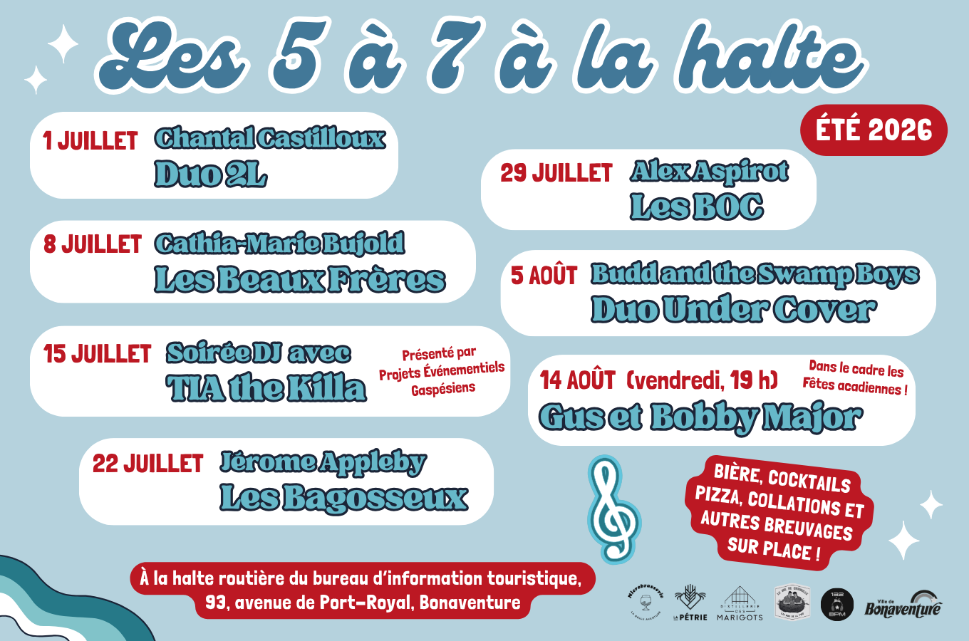 5 à 7 à la halte 2026-VC